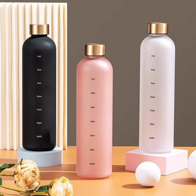 Time Tracker Water Bottle - Smartmacroscale